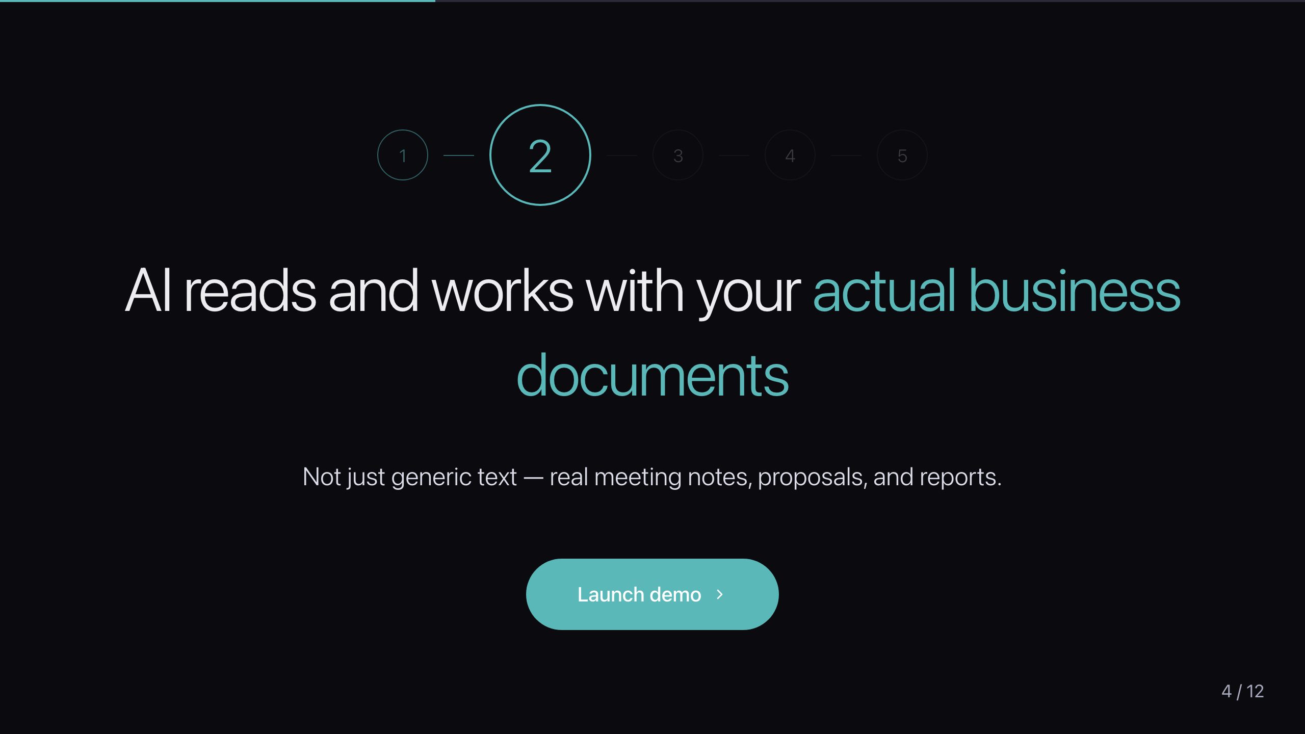 Read — working over your own documents