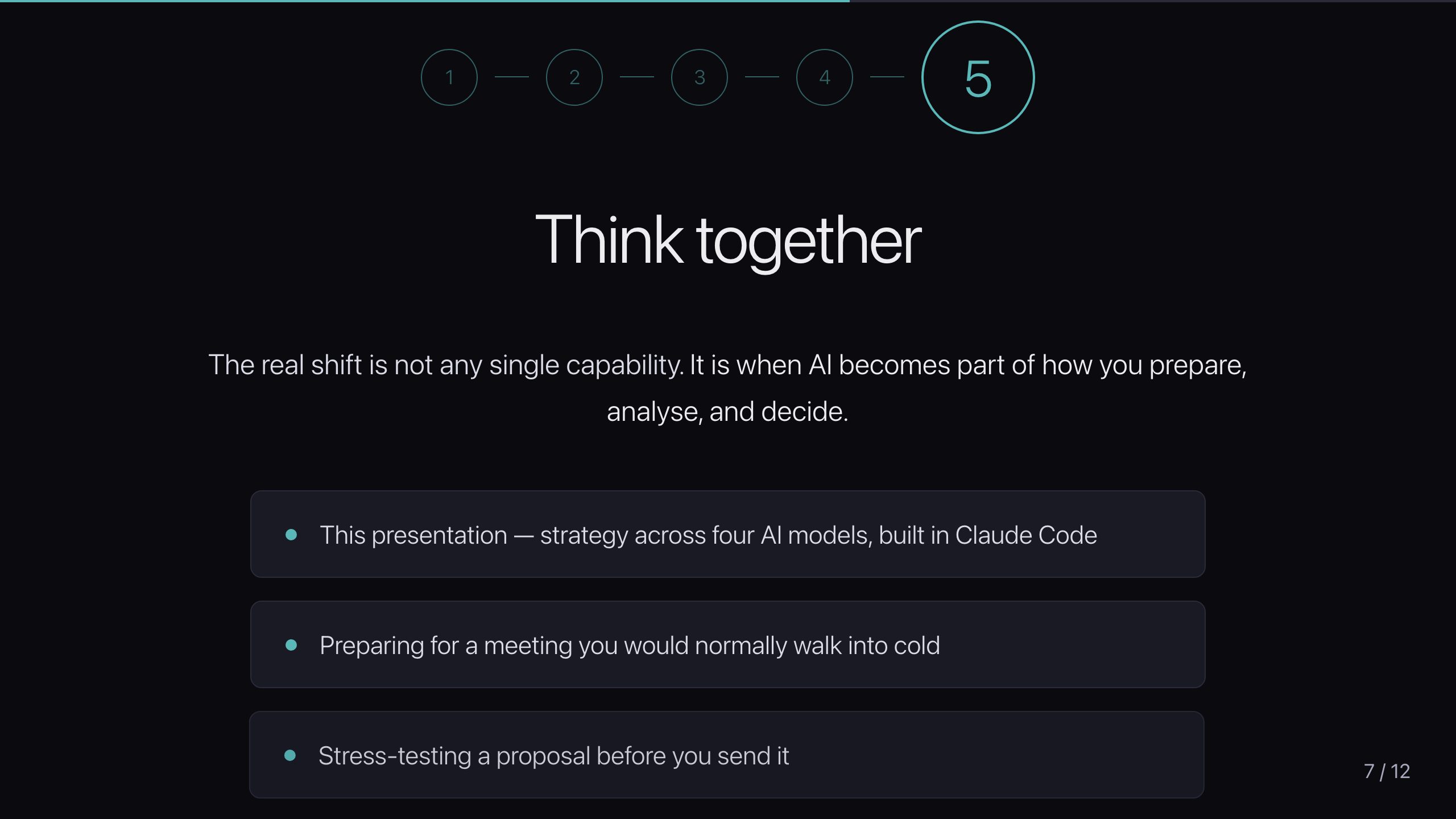 Think together — the human-in-the-loop framing